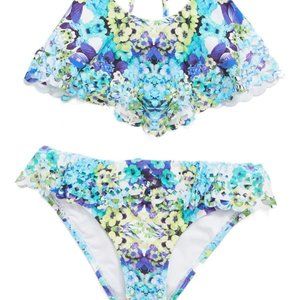 Nanette Lepore Kamari Reflection 2 piece swim suit kids